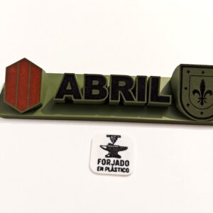 Placas de Escritorio Personalizadas con Empleo, Nombre y Unidad