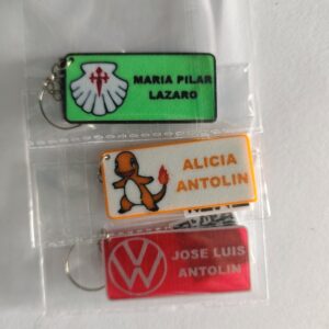 Llavero Personalizado en 3D – Nombre + Logo o Dibujo