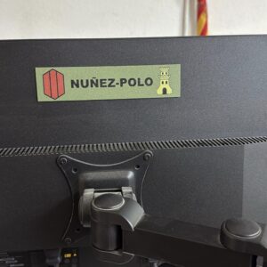 Placas identificativas adhesivas personalizadas