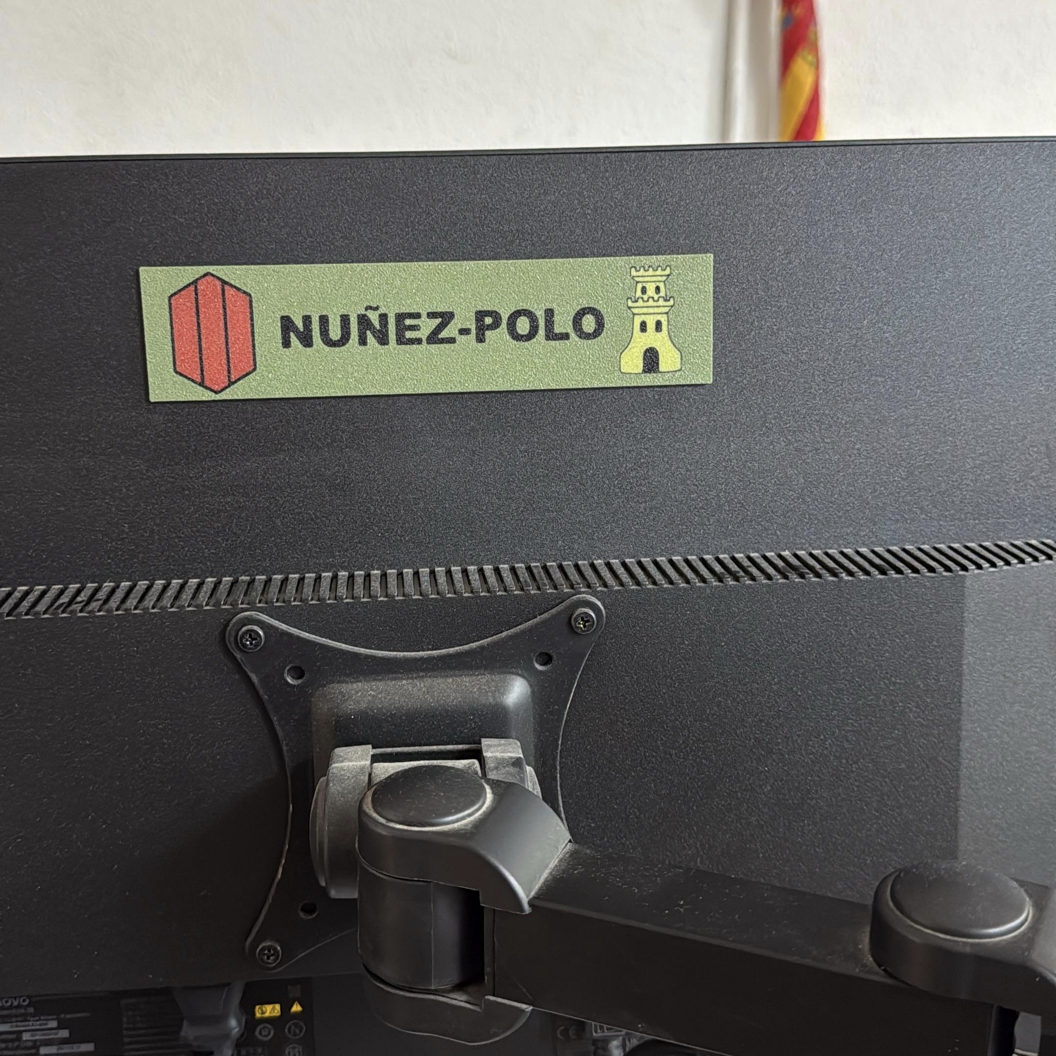 Placas identificativas adhesivas personalizadas