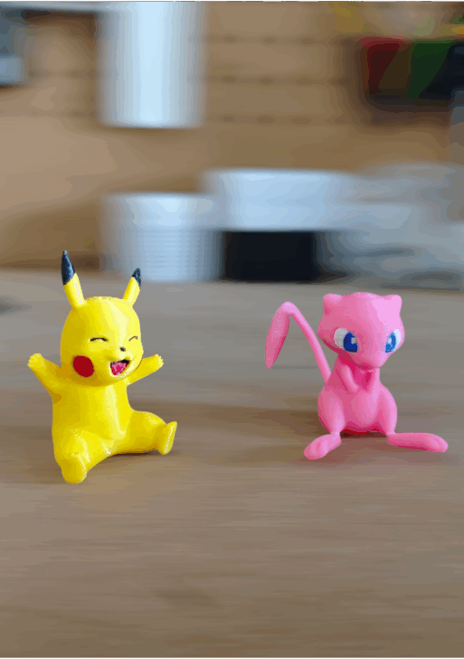 Figuras Pokémon impresas en 3D – 5 cm