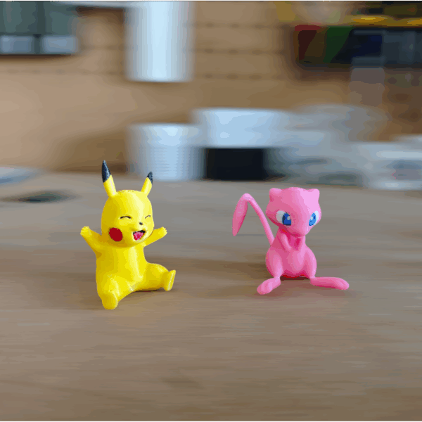 Figuras Pokémon impresas en 3D – 5 cm