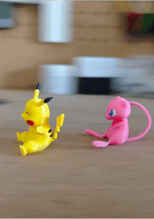 Figuras Pokémon impresas en 3D – 5 cm