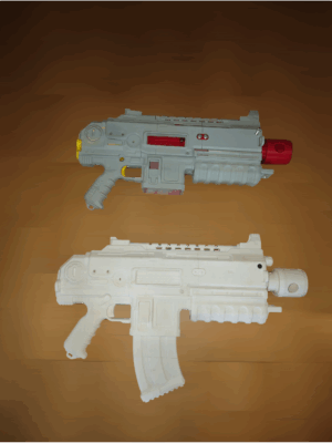 Réplica Impresa en 3D – Bolter Warhammer 40K