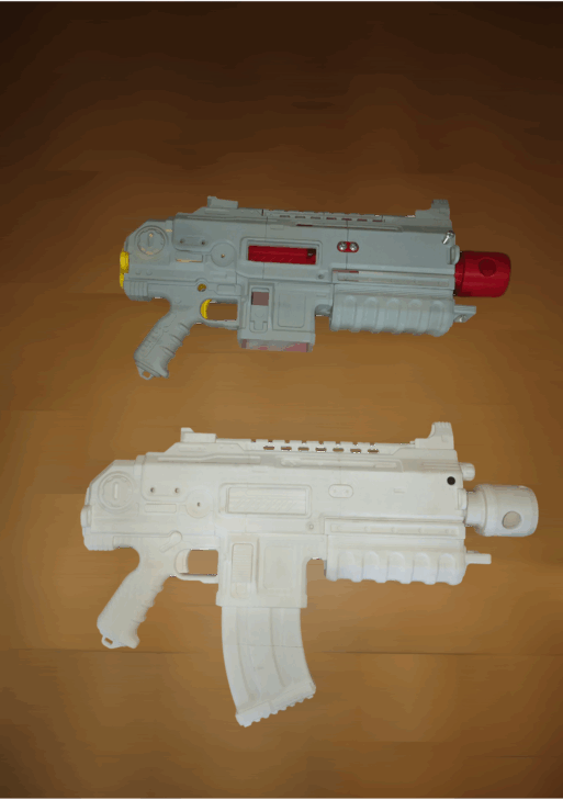 Réplica Impresa en 3D – Bolter Warhammer 40K
