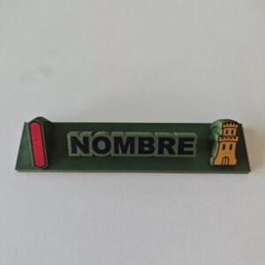 Placa de escritorio Personalizadas con empleo,nombre y arma - Imagen 1