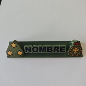 Placa de escritorio Personalizadas con empleo,nombre y arma - Imagen 2