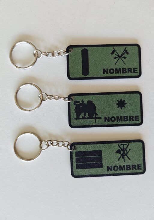 Llavero Galleta Militar Personalizado