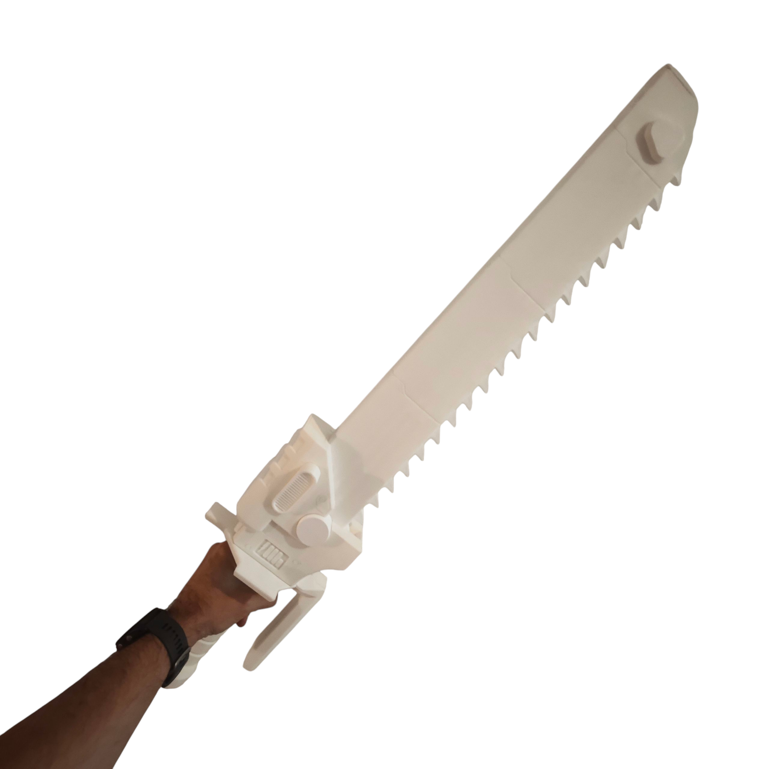 Espada Sierra Chainsword MK1 – Réplica Impresa en 3D | Tamaño Real | Cosplay y Coleccionismo - Imagen 5