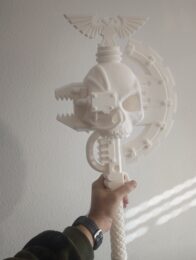 Hacha Omnissiana 1:1 – Prop de Cosplay | Fan Art Adeptus Mechanicus