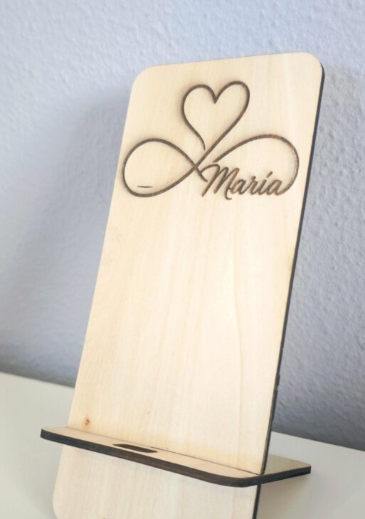Soporte móvil personalizado con nombre o diseño